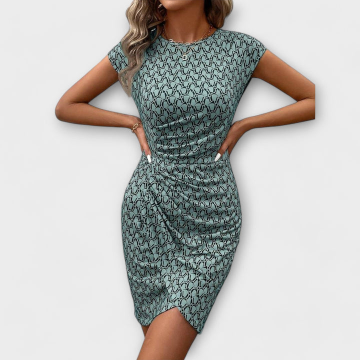 Julieta | Vestido tulipán estampado