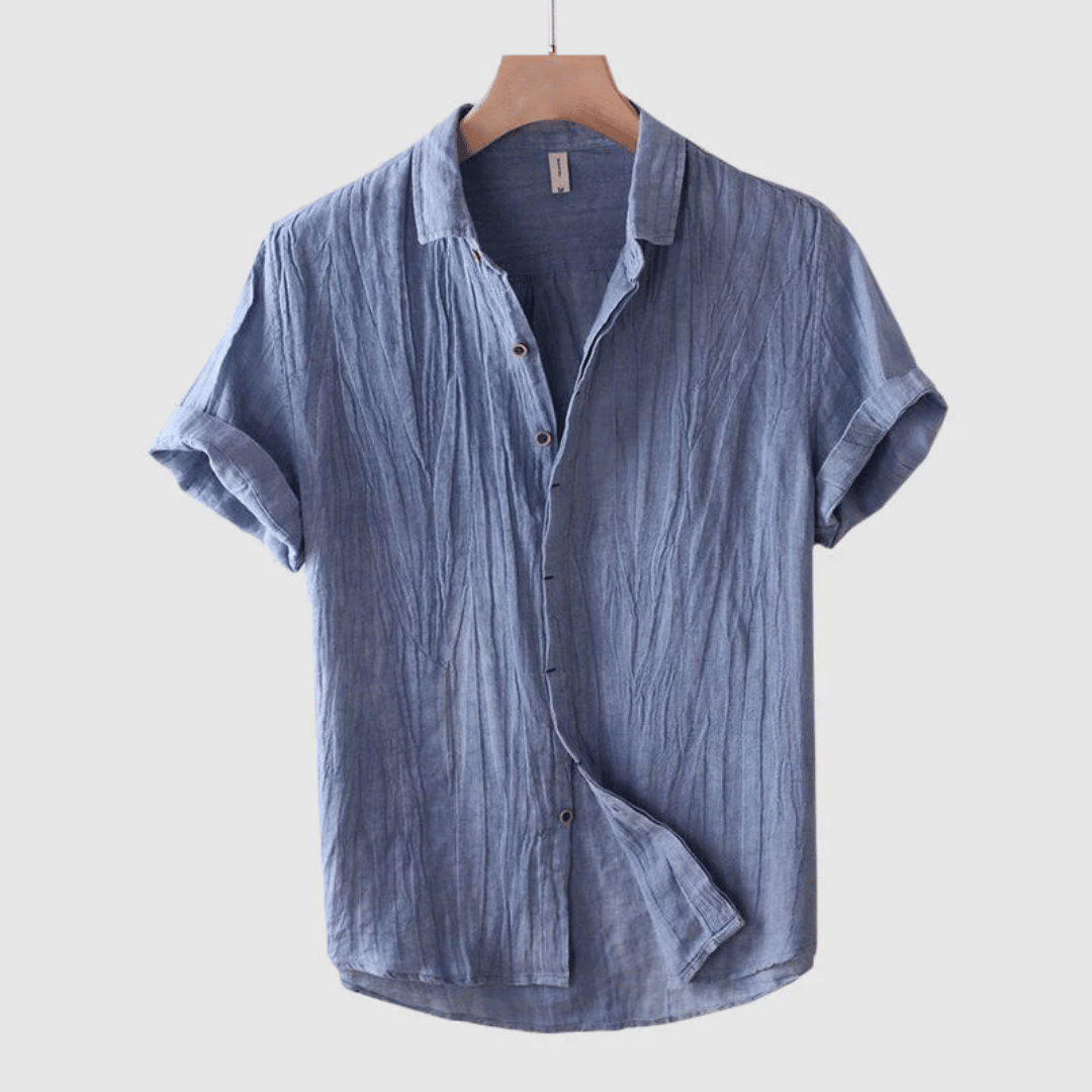 Moisés | Camisa de lino de manga corta