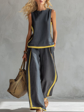 Mónica | Conjunto de chaleco y pantalón