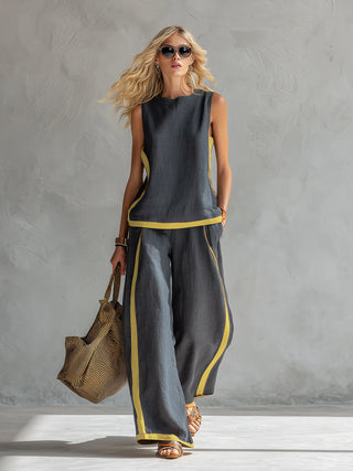 Mónica | Conjunto de chaleco y pantalón