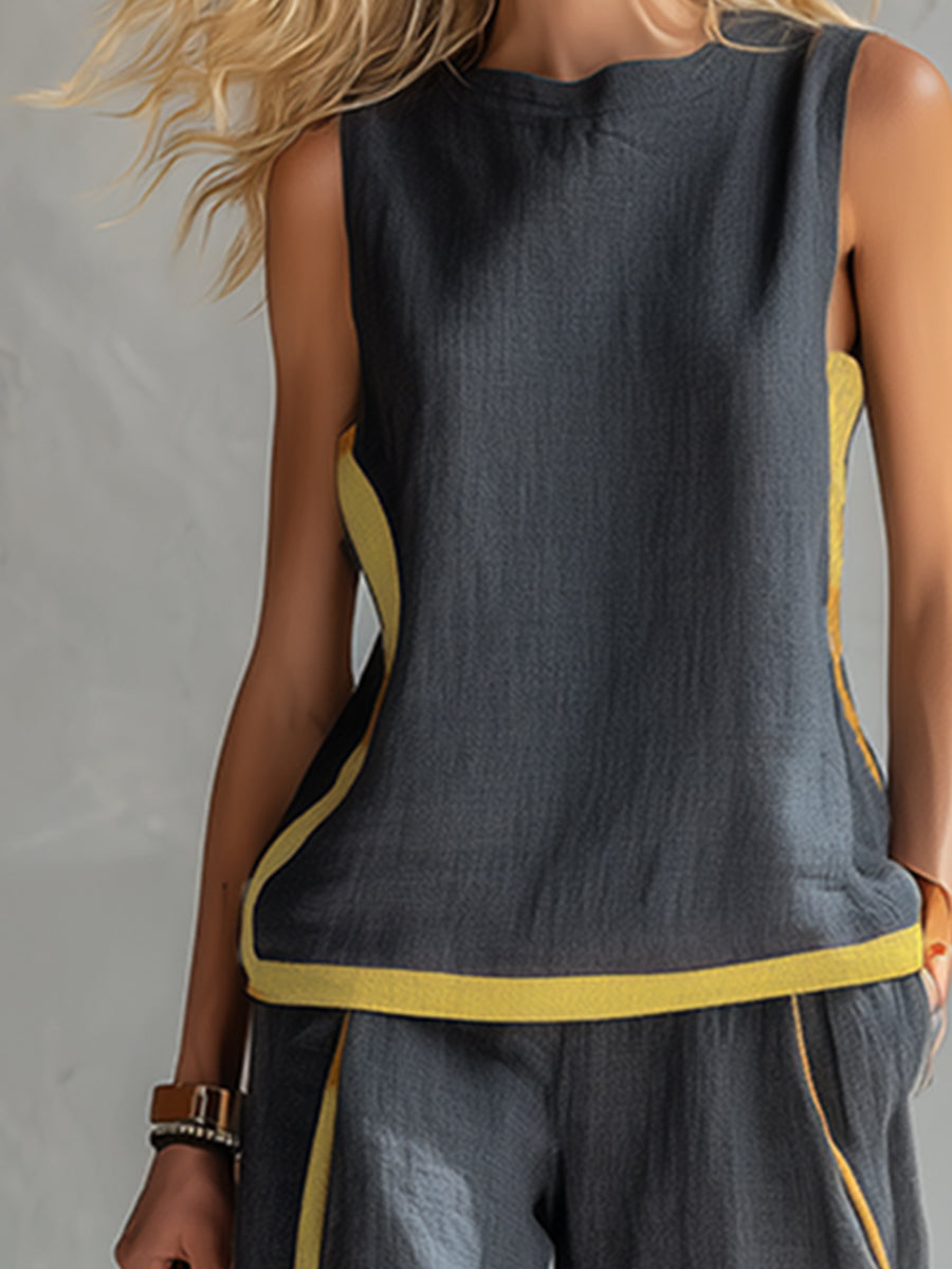 Mónica | Conjunto de chaleco y pantalón