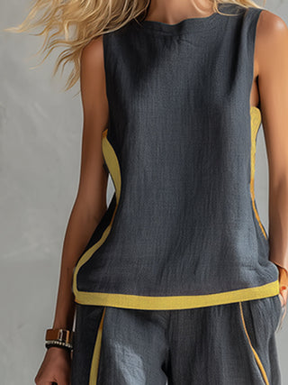 Mónica | Conjunto de chaleco y pantalón