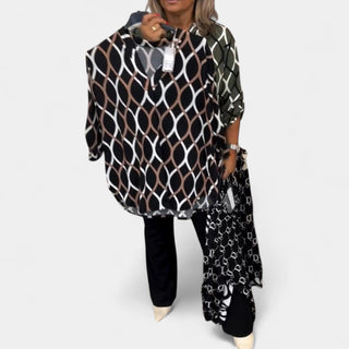 Erea | Blusa con estampado gráfico
