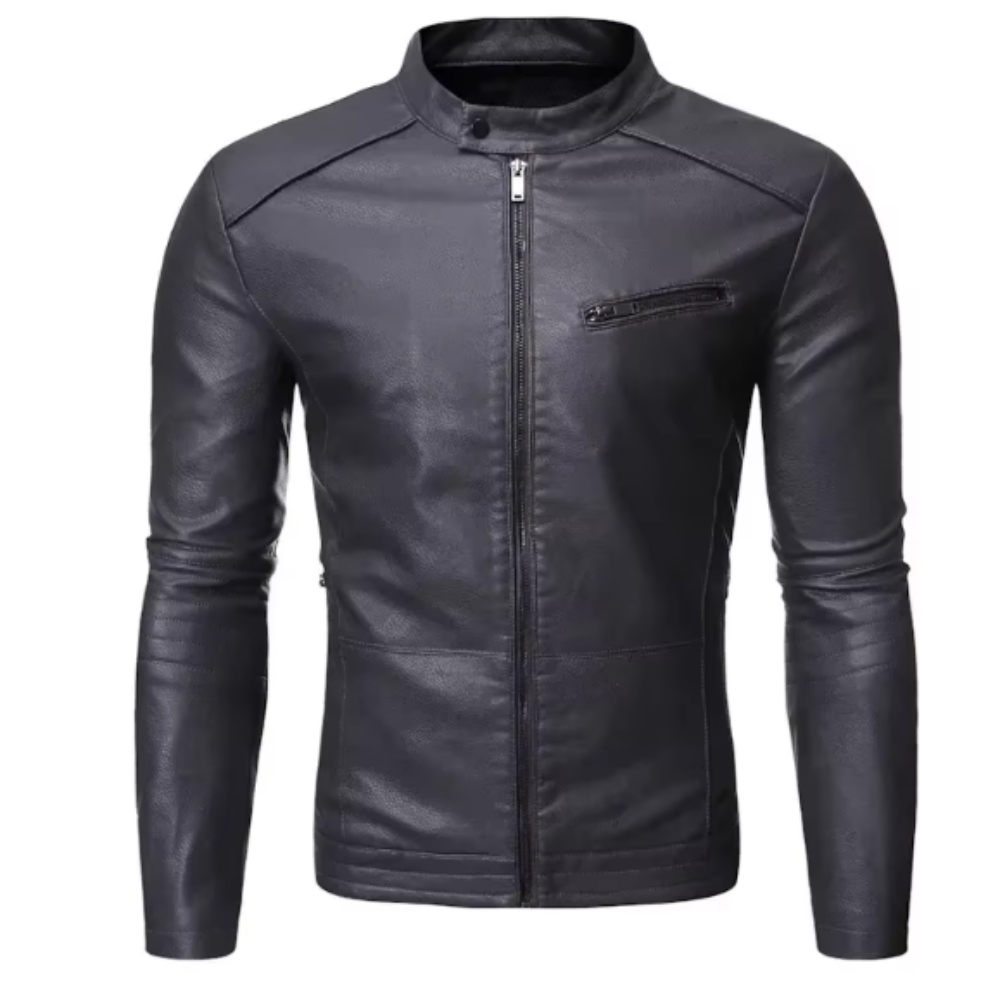Luis | Chaqueta elegante efecto piel