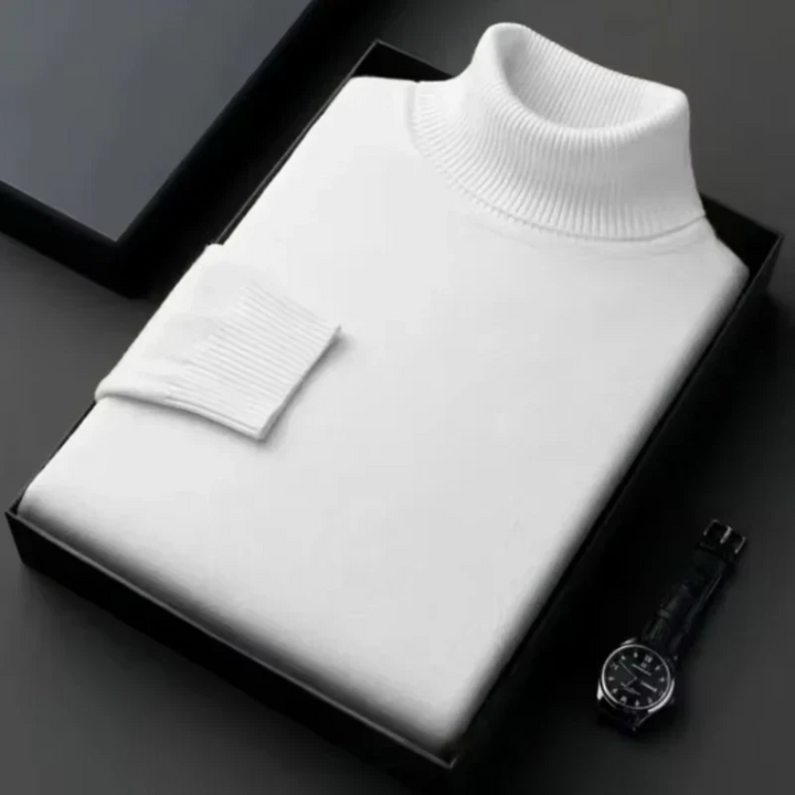 Héctor | Jersey de cuello alto de punto suave