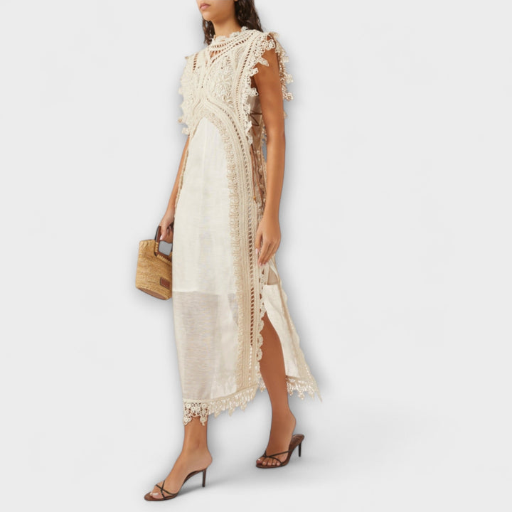 Mira | Vestido maxi de organza