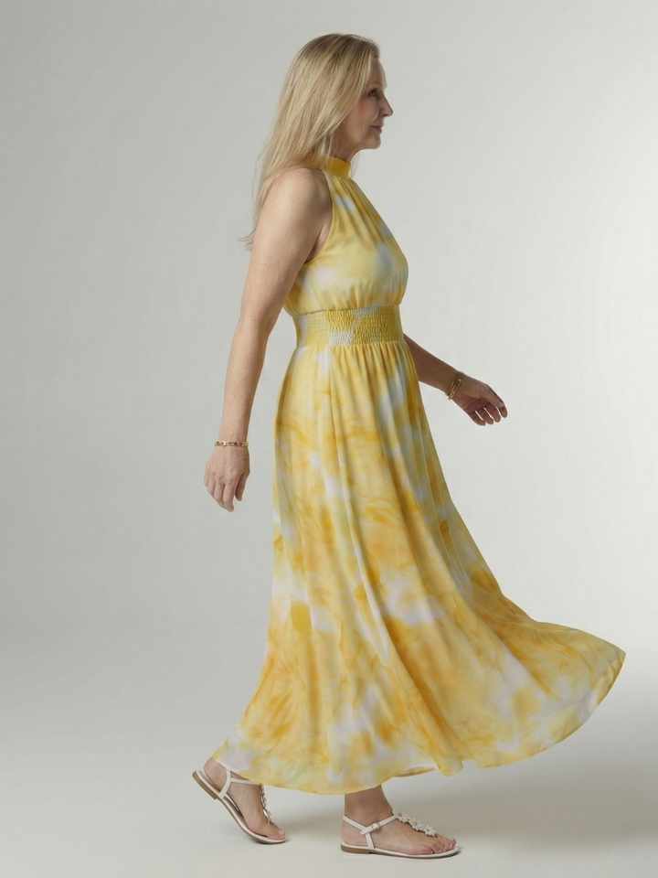 Brisa | Vestido midi halter