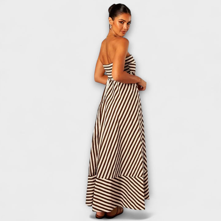 Laia | Vestido maxi con volantes