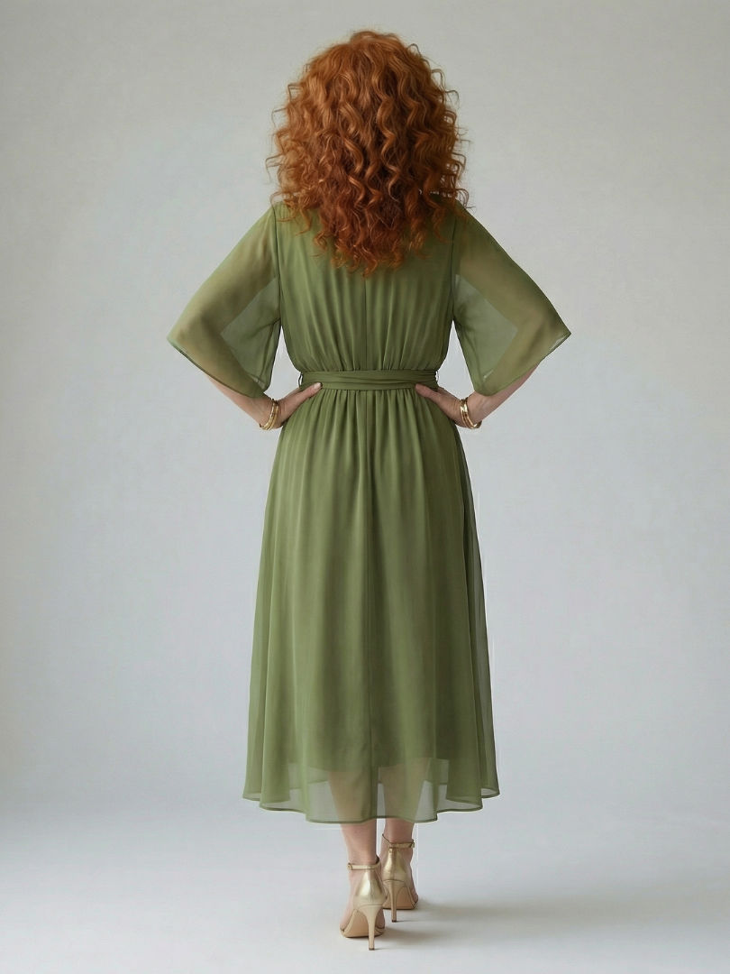 Edith | Vestido midi con lazo
