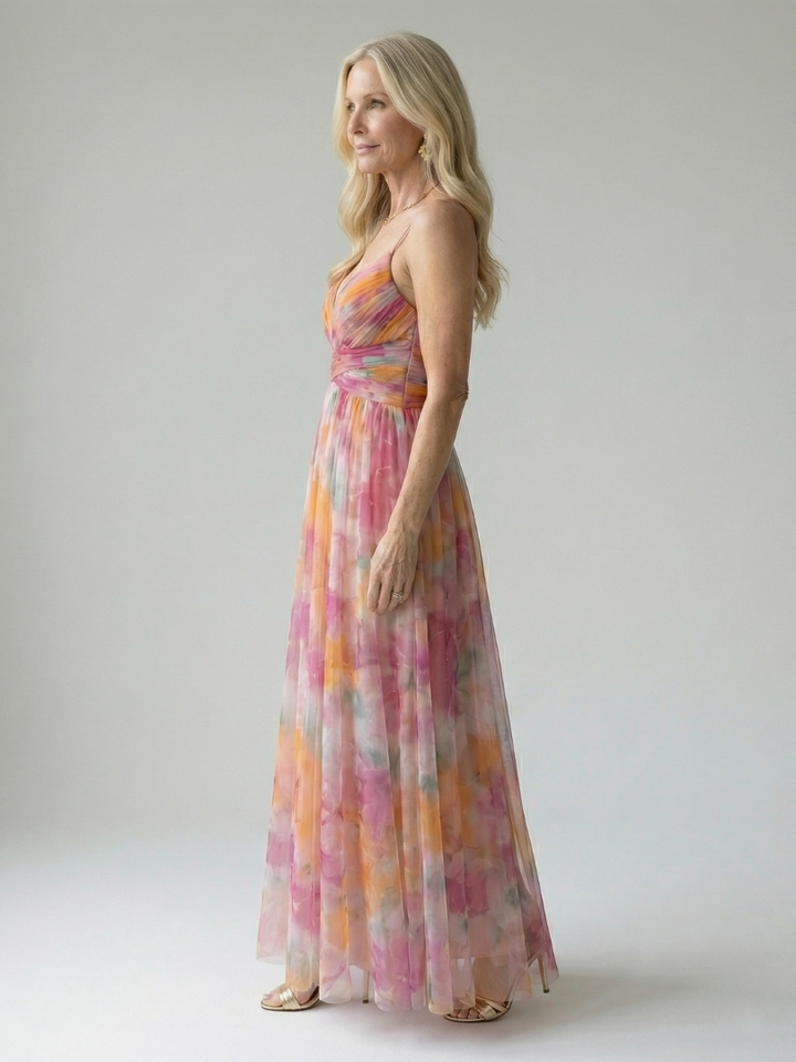 Zoraida | Vestido maxi cruzado