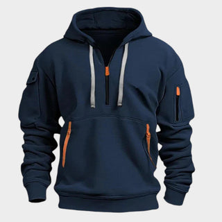 Lisardo | Sudadera con capucha y cremalleras