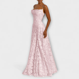 Itziar | Vestido maxi de jacquard