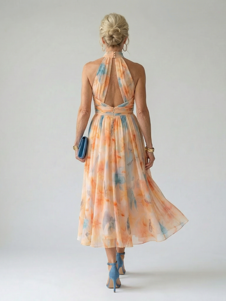 Virginia | Vestido midi halter