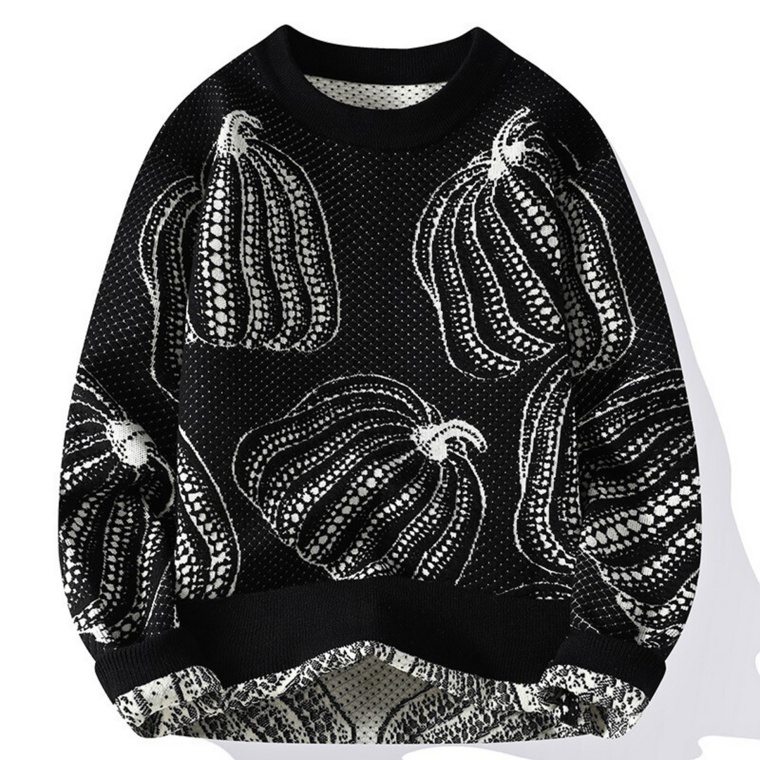 Casto | Jersey de punto color calabaza