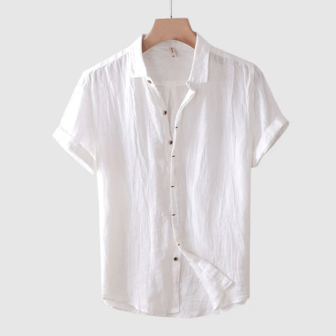 Moisés | Camisa de lino de manga corta