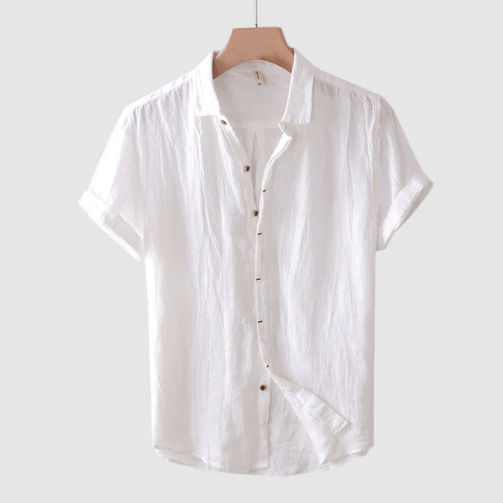 Moisés | Camisa de lino de manga corta