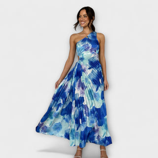 Goretti | Vestido maxi con abertura