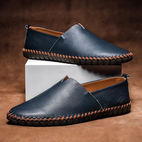 Dionisio | Mocasines con costuras decorativas