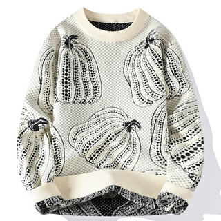 Casto | Jersey de punto color calabaza