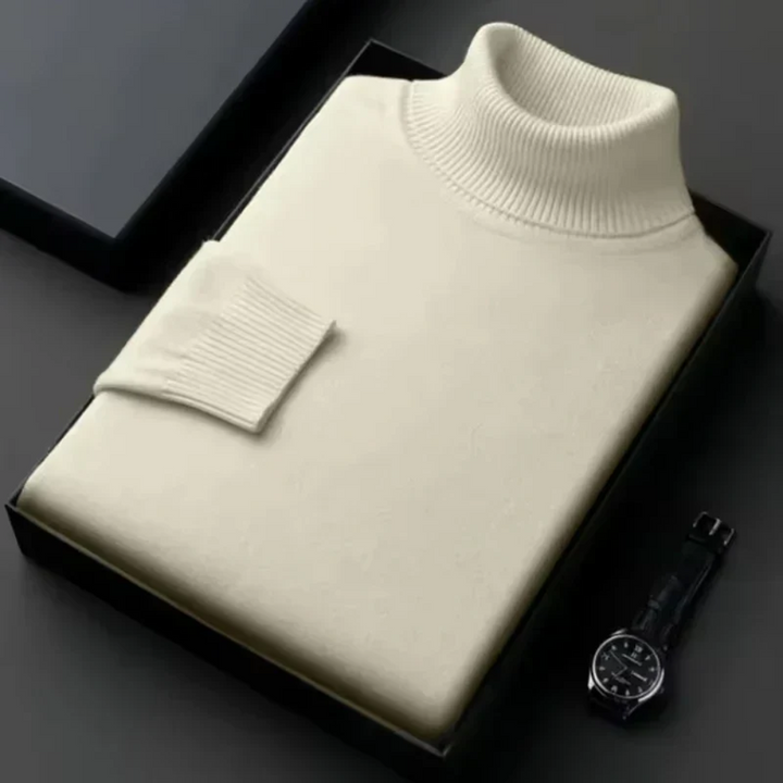 Héctor | Jersey de cuello alto de punto suave