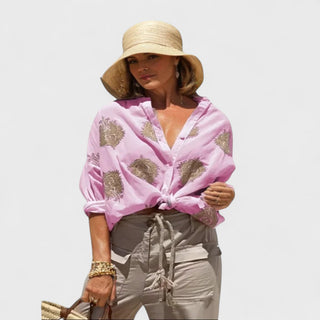 Stella | Blusa con estampado oriental