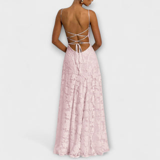 Itziar | Vestido maxi de jacquard