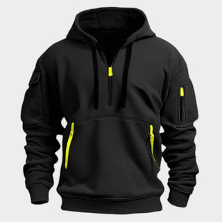Lisardo | Sudadera con capucha y cremalleras