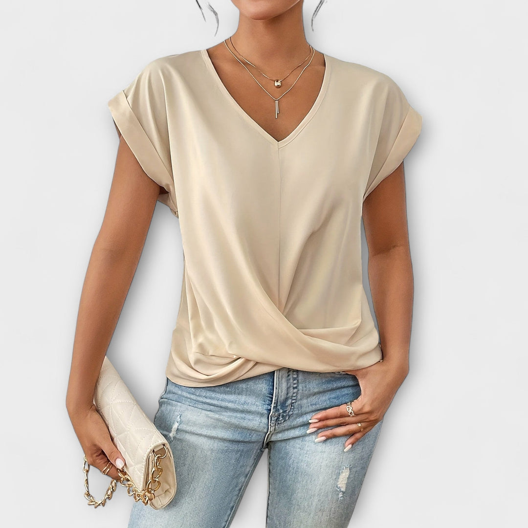 Eloise | Top con escote en V y nudo