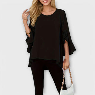 Sagrario | Blusa de primavera con cuello redondo