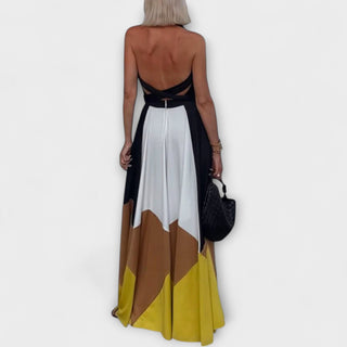 Nava | Vestido largo con espalda descubierta