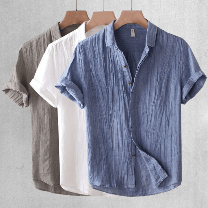 Moisés | Camisa de lino de manga corta