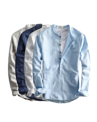 Leandro | Camisa de lino premium