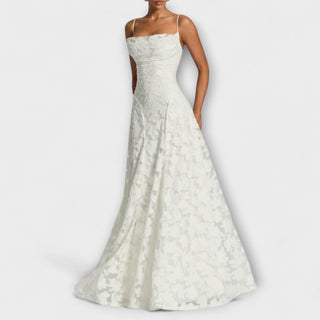 Itziar | Vestido maxi de jacquard