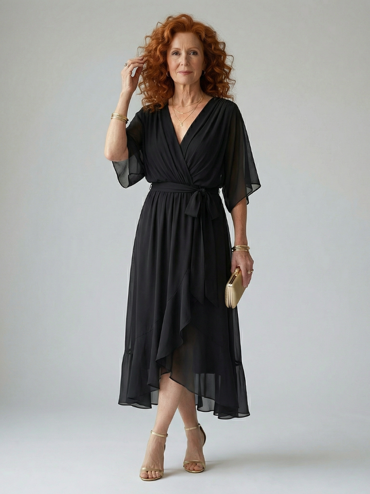 Edith | Vestido midi con lazo