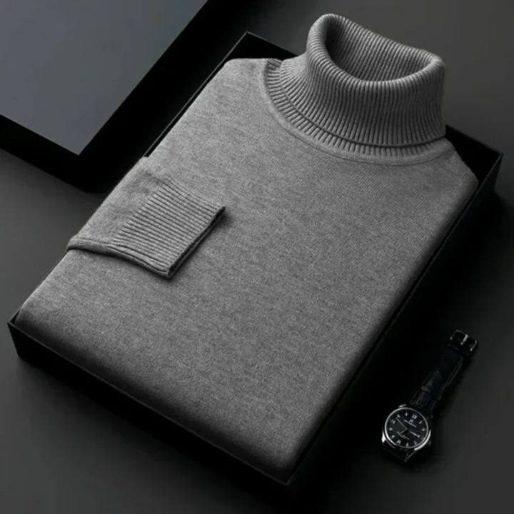 Héctor | Jersey de cuello alto de punto suave