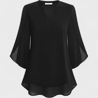Eider | Blusa de gasa con escote en V