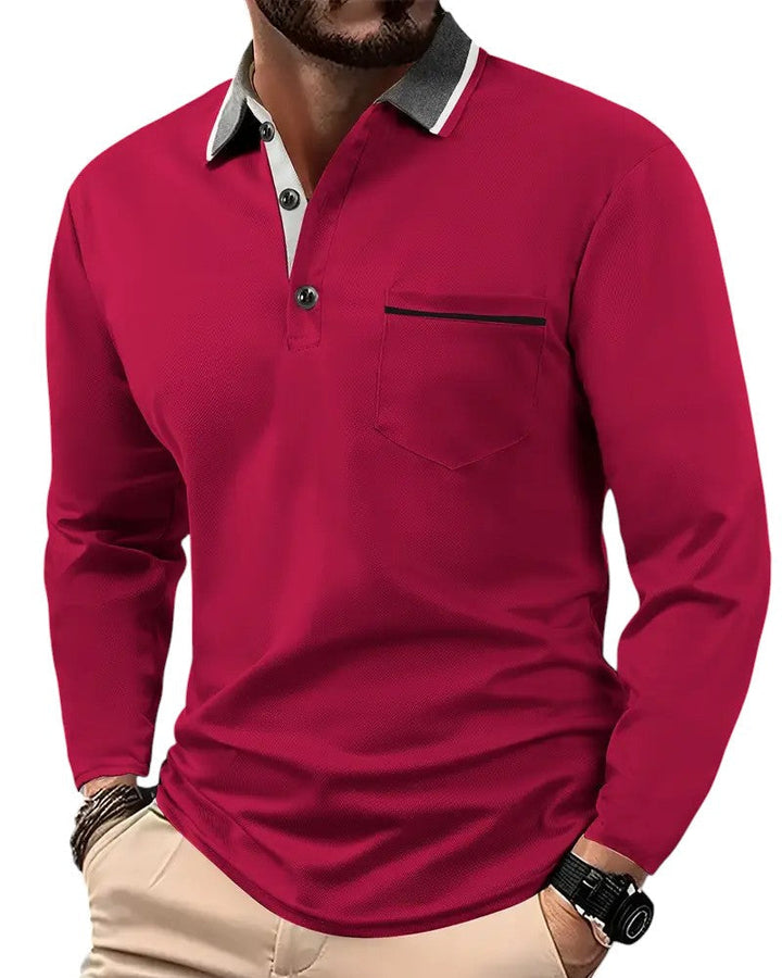 Larsen | Polo de manga larga