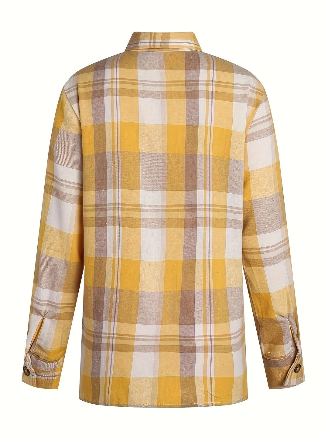 Odalys | Camisa de cuadros de manga larga