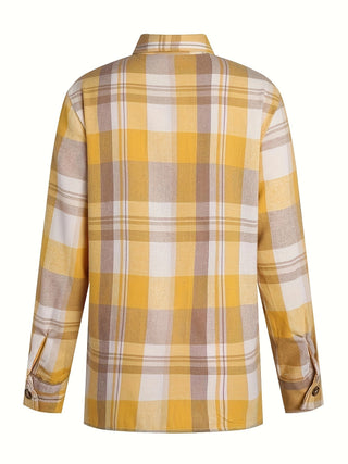 Odalys | Camisa de cuadros de manga larga