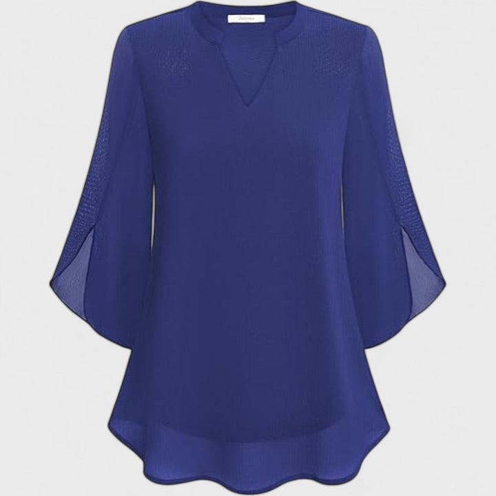Eider | Blusa de gasa con escote en V