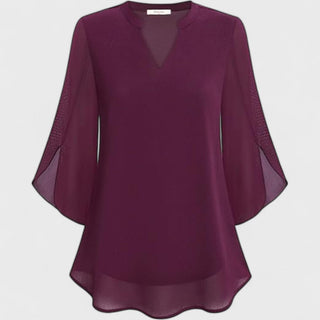 Eider | Blusa de gasa con escote en V