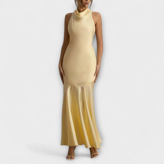 Lennon | Vestido maxi satinado