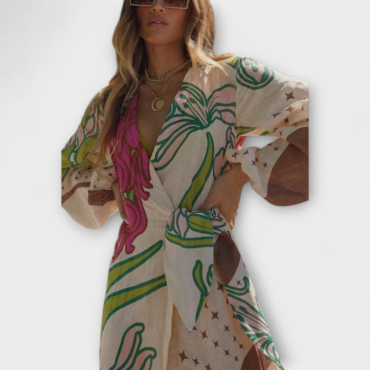 Tracey | Vestido maxi con lazo
