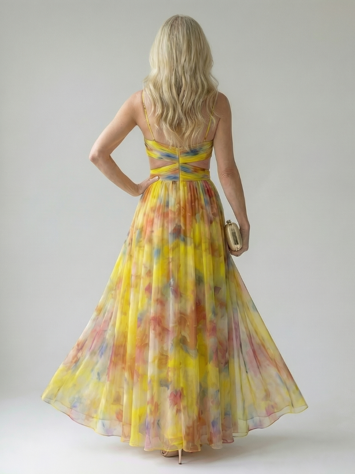 Zoraida | Vestido maxi cruzado