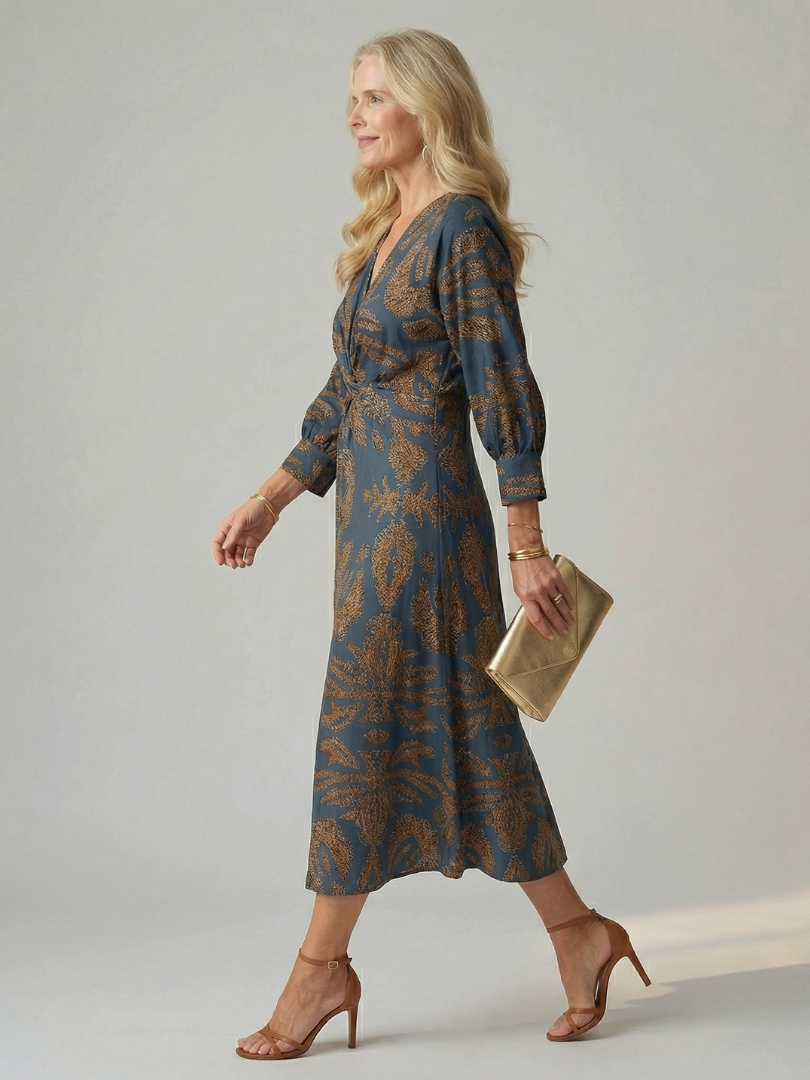 Antonia | Vestido midi cruzado