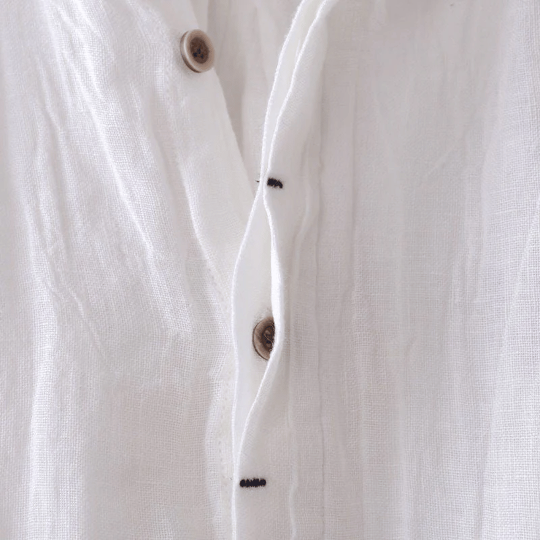 Moisés | Camisa de lino de manga corta