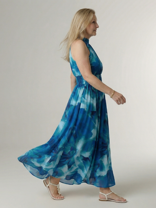 Brisa | Vestido midi halter
