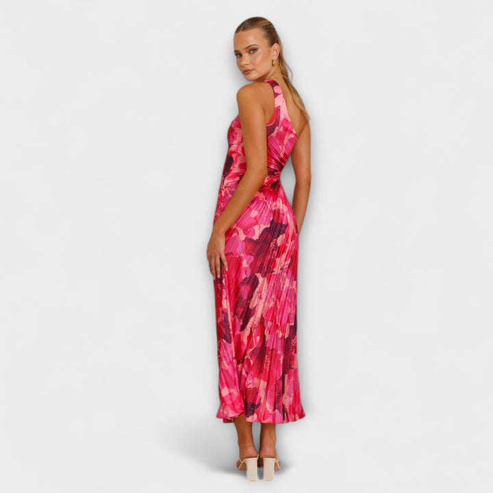 Goretti | Vestido maxi con abertura