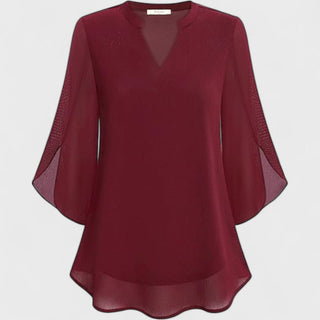 Eider | Blusa de gasa con escote en V