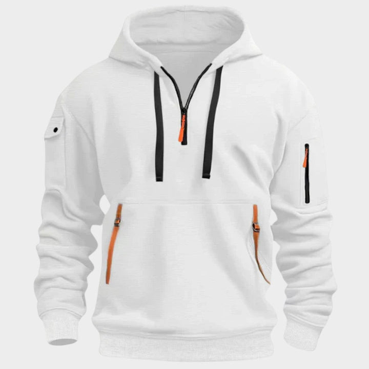 Lisardo | Sudadera con capucha y cremalleras